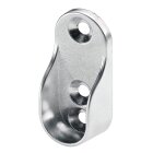Hettich Schrankrohrlager für ovale Schrankrohre, Ø 15/30 mm, 2 Stück