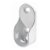 HETTICH Schrankrohrlager für ovale Schrankrohre, Ø 15 / 30 mm, 2 Stück