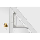 HETTICH Befestigungsklip für Dachschrägenadapter, 4 Stück