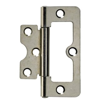 HETTICH Lamellentürscharnier 75 x 32mm, vernickelt, 2 Stück