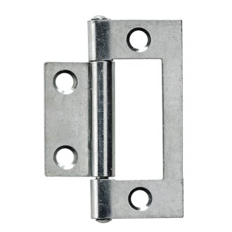 Hettich Lamellentürscharnier, 50 x 23 mm, verzinkt, 2 Stück