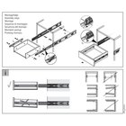 Kugelpräzisionsvollauszug KA 5632  Nennlänge 300 mm