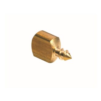 Hettich Bodenträger zum Schrauben, vermessingt, 8 Stück