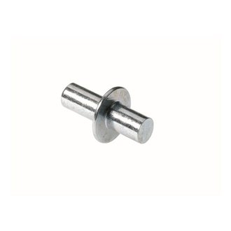 Steckbodenträger mit Flansch, 5mm, verzinkt, 20 Stück