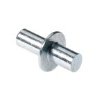 Hettich Steckbodenträger mit Flansch, 5mm, verzinkt,...