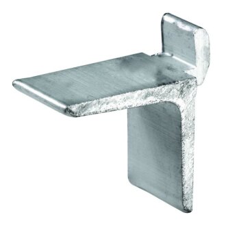 Bodenträger für Schiene 11/13,5 alu/silber, 8 Stück