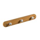 HETTICH 3er Garderobe Kunststoff Eiche-Optik