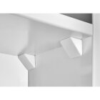 Universal-Eckverbinder, 22 x 24 x 22 mm, Kunststoff, weiß, 20 Stück