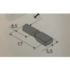HETTICH Löffelbodenträger 5mm verzinkt 8...