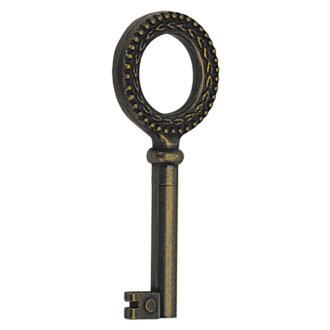 HETTICH Buntbart-Schlüssel, 75 x 4 mm, Stahl brüniert