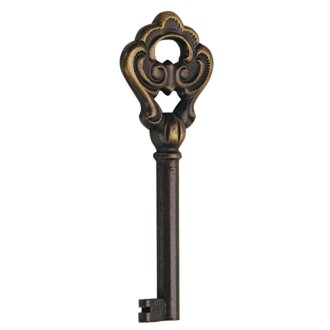 HETTICH Buntbart-Schlüssel, 75 x 4 mm, Stahl brüniert