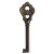 HETTICH Buntbart-Schlüssel, 75 x 4 mm, Stahl brüniert