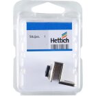 HETTICH Griff für Glasstür bis 6mm, vernickelt