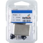 Hettich Glastürscharnier zum festklemmen, keine Glasbohrung nötig, 1 Set