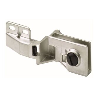 Hettich Aufschraub-Glastürscharnier vorliegend, 1 Set für bis 5,2 mm Glasstärke