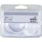 Hettich Möbeluntersetzer, rund, Ø 50/40 mm, transparent, 4 Stück