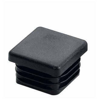 HETTICH Einsteckgleiter, 35 x 35mm, schwarz, 4 Stück