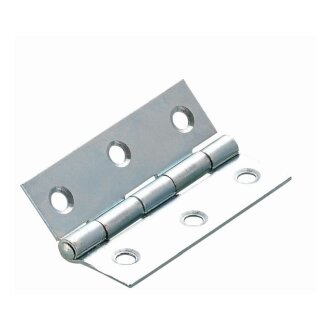 Hettich Scharnier, 75 x 50 mm, verzinkt, 2 Stück