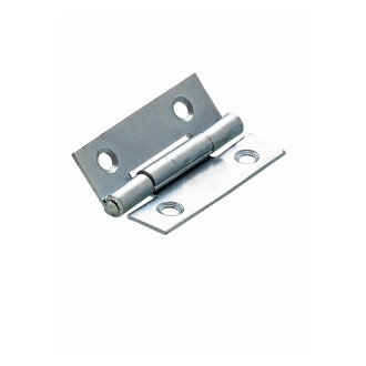 Hettich Scharnier, 40 x 25 mm, verzinkt, 2 Stück