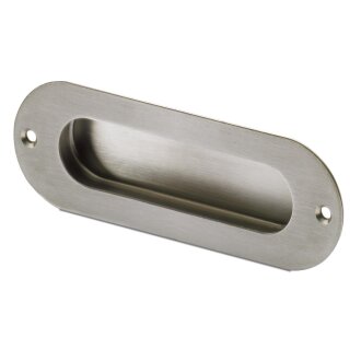 HETTICH Einlassgriff, 120 x 40mm, Edelstahl