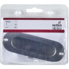 HETTICH Einlassgriff, 120 x 40mm, Edelstahl