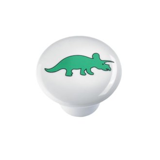 Knopf Kunststoff weiß Ø 32mm, Dino
