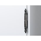 HETTICH Türband DIN links brüniert mit Zierkopf, 80 x 45mm