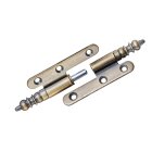 HETTICH Türband DIN rechts, brüniert mit Zierkopf, 80 x 45mm