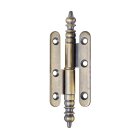 HETTICH Türband DIN rechts, brüniert mit Zierkopf, 80 x 45mm