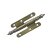 HETTICH Türband 80 x 45mm DIN rechts brüniert mit Zierkopf