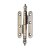 HETTICH Türband DIN rechts, brüniert mit Zierkopf, 80 x 45mm