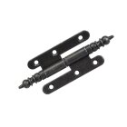 HETTICH Türband DIN links antik mit Zierkopf, 80 x 45mm