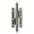 HETTICH Türband DIN links antik mit Zierkopf, 80 x 45mm