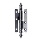 Türband DIN links mit Zierkopf, 80 x 45mm, schwarz