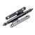 Türband DIN links mit Zierkopf, 80 x 45mm, schwarz