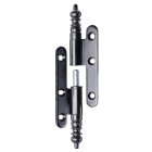 Hettich Türband DIN rechts mit Zierkopf, 80 x 45 mm, schwarz