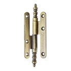 Hettich Türband DIN rechts, brüniert mit Zierkopf, 110 x 55 mm