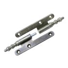 Hettich Türband DIN links, antik mit Zierkopf, 110 x 55 mm
