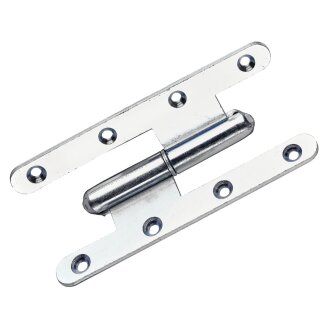 Hettich Türband DIN links, 140 x 70 mm, verzinkt