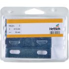 Hettich Schrankaufhängeschiene, 47,5 x 76 mm, verzinkt, 2 Stück