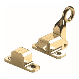 HETTICH Oberlichtschnäpper, 48 x 46 x 54 mm, vermessingt