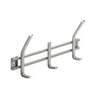 Hettich 3er Edelstahlgarderobe, 255 x 140 x 50mm