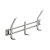 Hettich 3er Edelstahlgarderobe, 255 x 140 x 50mm