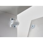 HETTICH Magnetschnäpper 2 kg inkl. Schrauben, verstellbar, weiß, 2 Stück