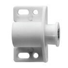 HETTICH Magnetschnäpper, 2kg, weiß, verstellbar inkl. Schrauben, 2 Stück