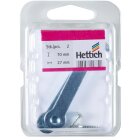 HETTICH Kistenhaken, 27 x 70mm, verzinkt, 2 Stück