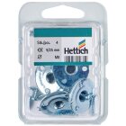 HETTICH Aufschraubmutter M8 x 10mm, verzinkt, 4 Stück