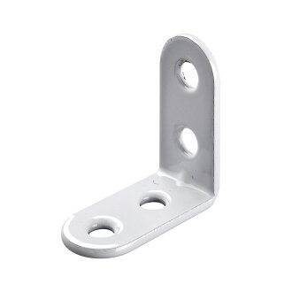 HETTICH Stuhlwinkel, 15 x 30 x 30 x 2 mm, Stahl pulverbeschichtet, weiß