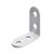 HETTICH Stuhlwinkel, 15 x 30 x 30 x 2 mm, Stahl pulverbeschichtet, weiß