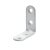 HETTICH Stuhlwinkel, 15 x 40 x 40 x 2 mm, Stahl, pulverbeschichtet, weiß